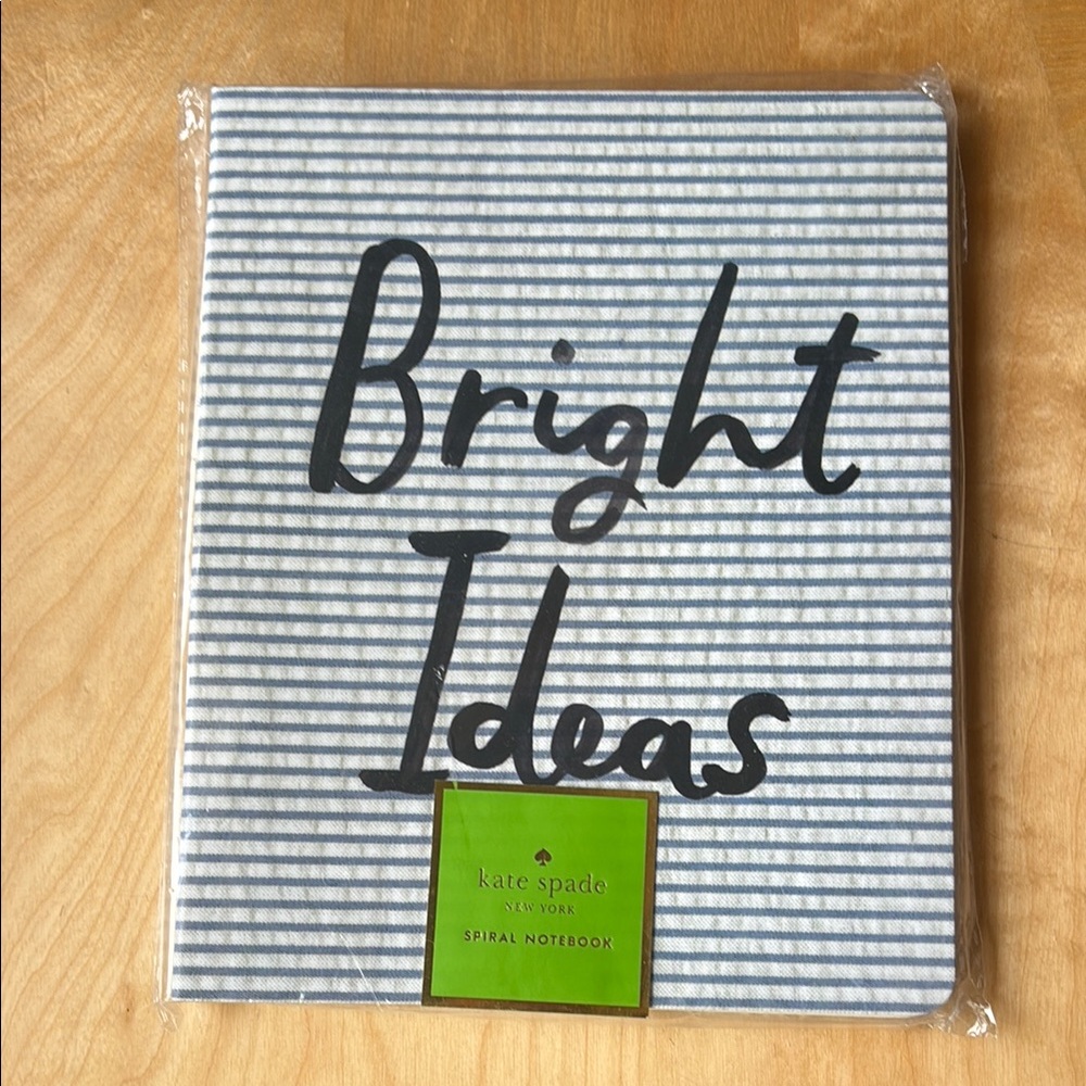 Kate Spade Seersucker Striped Notebook